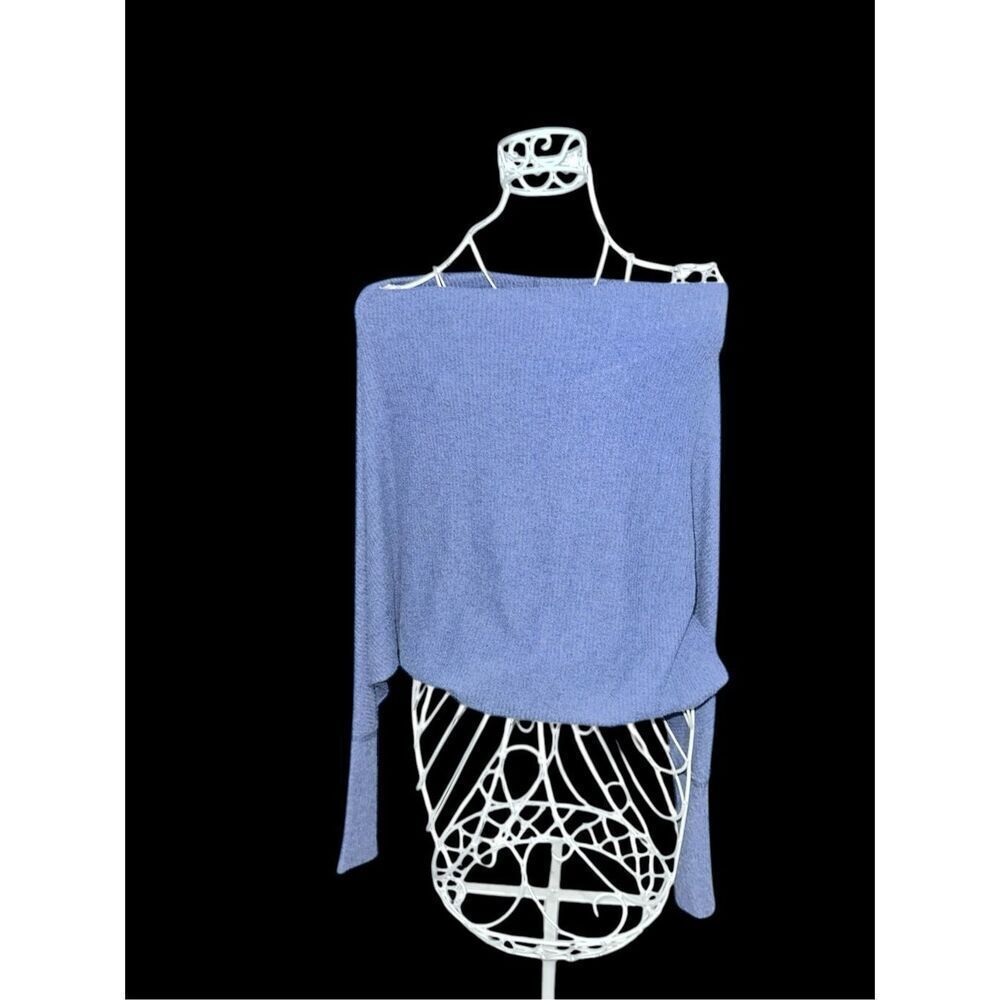 NEW‎ WITH tags NEELY Women's Comfy and Soft blue color Sweater NWT Stretch Tunic